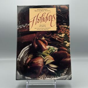 HOLIDAYS Menus and Music by Sharon O'Connor Vol 3 Menu Cookbook and CD Set NEW